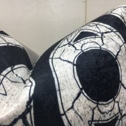 Ikat Silk Pillow Cover, Handwoven Accent Cushion - 16x16 - thumbnail 2
