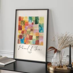 Paul Klee Untitled 1914 Art Print Abstract Wall Decor Framed Unframed A3 A4 Decorative - thumbnail 2
