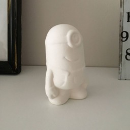 Handmade Ceramic Minion Figurine Ready To Paint Miniature Despicable Me Sculpture Kids Gifts Birthday Surprise Christmas Bisque - thumbnail 3
