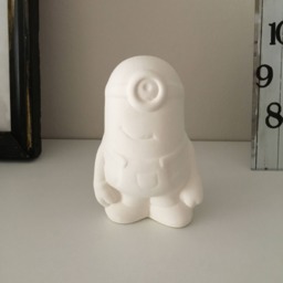 Handmade Ceramic Minion Figurine Ready To Paint Miniature Despicable Me Sculpture Kids Gifts Birthday Surprise Christmas Bisque - thumbnail 1