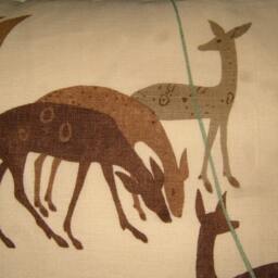 "Gp & J Baker ""Deer' Cushion Pillow Cover 18" - thumbnail 2