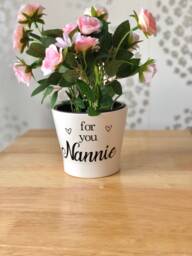 "Personalised Flower Pot ""For You Nannie" - thumbnail 1