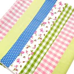 Baby Blanket, Cuddly Children's Blanket in Pink & Green, Also Available As A Set With Sleeping Bag. Handmade By Bab-Berlin - thumbnail 3
