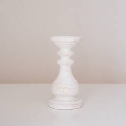 Farmhouse Decor Wedding Candle Holders Set Rustic Candlesticks Candle Centerpiece Turned Wood Pillars Natural Living - thumbnail 2