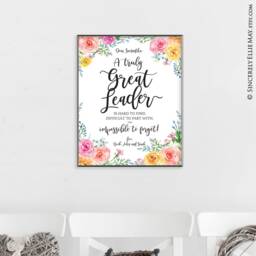Leadership Gifts Appreciation - Leader Wall Art Personalization Quotes, Great As Office Gift You Print 40321 - thumbnail 3