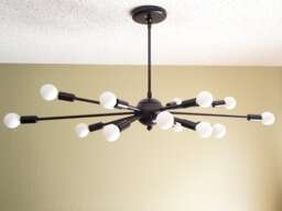 Atomic 16 Arm Sputnik Ceiling Light Chandelier Mid Century Modern - thumbnail 1