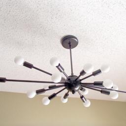 Atomic 16 Arm Sputnik Ceiling Light Chandelier Mid Century Modern - thumbnail 3