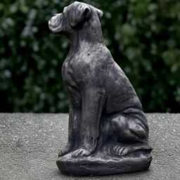 Garden Boxer Statue Large Dog Sculpture Cement Animal Figurine Outdoor Pet Decoration Handmade Dog Lover Gift Yard Art - thumbnail 4