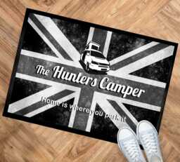 Personalised Pop Top Campervan Door Mat - Union Jack Flag 60 X 40cm, Non Slip - Camper, Motorhome Accessories - thumbnail 1