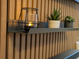 Malmback Shelf Brackets For Acoustic Panels - Compatible With Ikea Display Shelf No-Drill Wall Clips - thumbnail 1