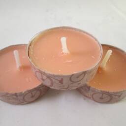 Bicycle Washi Tape Tealight Candles, Party Favors, Set Of 9 - thumbnail 2