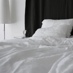 Linen Duvet Cover. Linen Bedding Set Of Duvet Cover With Buttons Closure & Two Pillowcases Envelope. Mooshop - thumbnail 1