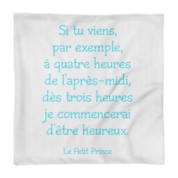 2-Sided Artwork Pillow Case Only English & French Anglais Et Francais Le Petit Prince The Little - thumbnail 2
