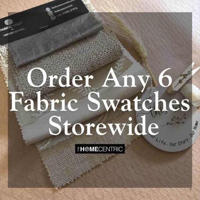 Order Upto Any 6 Fabric Swatches - image 1