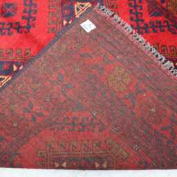 3x5 Ft New Bukhara Afghan Rug, Handmade Geometric Genuine Oriental Khal Mohammedi Area Turkmen Livingroom D??cor Rug - thumbnail 4