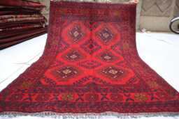 3x5 Ft New Bukhara Afghan Rug, Handmade Geometric Genuine Oriental Khal Mohammedi Area Turkmen Livingroom D??cor Rug - thumbnail 1