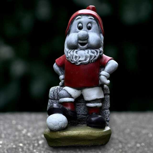 Stone Gnome Sculpture Outdoor Playful Troll Statue Concrete Pixie Figurine Gnome Lover Gift Handmade Decoration - image 1