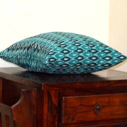 Ikat Cotton Cushion Cover/Sham 18 - thumbnail 3