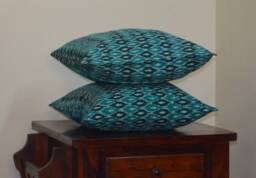 Ikat Cotton Cushion Cover/Sham 18 - thumbnail 1