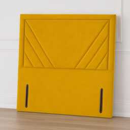 Plush Velvet Headboard - Stylish Modern Design, UK Sizes - thumbnail 2