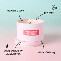 Funny Gift For Her - Candle Club Stocking Filler Pink Tin Container - thumbnail 2