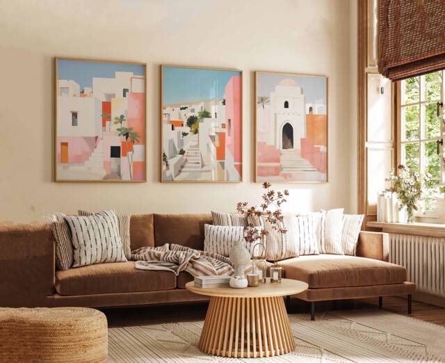 Set Of 3 Tunisia Poster, Travel Print, Wall Art, Tunisian Decor, Gift - image 1
