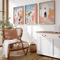 Set Of 3 Tunisia Poster, Travel Print, Wall Art, Tunisian Decor, Gift - thumbnail 3