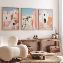 Set Of 3 Tunisia Poster, Travel Print, Wall Art, Tunisian Decor, Gift - thumbnail 2