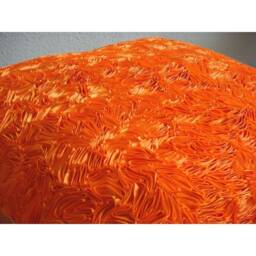 "Decorative Orange Euro Pillow Cover 24""x24""/26""x26" - thumbnail 3