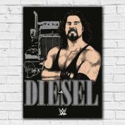 Wwe Print - Diesel Sketch Poster Wrestling Wall Art - thumbnail 2