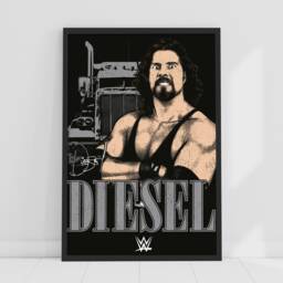 Wwe Print - Diesel Sketch Poster Wrestling Wall Art - thumbnail 1