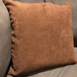 Diamond Brown Pillow Cover, 16x16, Chocolate, Burgundy, Criss Cross, Argyle, Crypton Tilsbury Upholstery Fabric, Suede-Gifts Under 35, Etsy - thumbnail 2