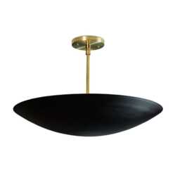 Mid Century Brushed Brass Finish Sputnik Flush Mount Ceiling/Pendent Light - thumbnail 2