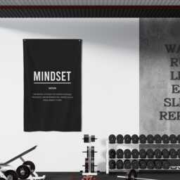 Mindset Definition Motivational Banner, Entrepreneur Art, Home Office Decor, Inspirational Signs, Minimalist Wall Art Motivation - thumbnail 4