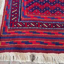 2x8 Large Handmade Wool Runner - Afghan Oriental Tribal Rug Vintage Boho Floral Turkmen Ziegler Design Kitchen, Living Room, Bedroom - thumbnail 4