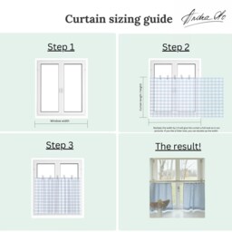Pink Tie Top Gingham Curtains, Semi Sheer Checkered For Bathroom, Hanging Small Window, Header Drapes Light Filtering Valances Skirt - thumbnail 2