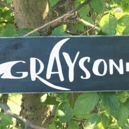 Custom Shark Name Sign For Kids, Perfect Kids Bedroom Decor, Nursery Wall Art. Personalized Childrens Name - thumbnail 3