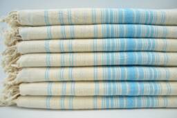 Turkish Peshtemal, Turquoise Towel, Bath Towel, Cotton Towel, Turkish Towel, Hammam Towel, 37x70, Pool Towel, Soft Towel, Beach Towel, B6-Artemis