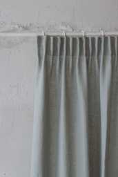 Pencil Pleat Linen Curtain - Natural Flax, Soft Lightweight For Modern, Rustic, Or Farmhouse Homes, Elegant Window Treatment - thumbnail 1