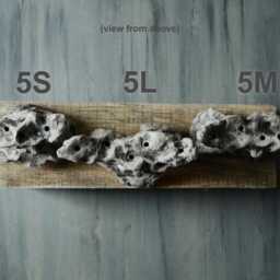 Wabi Sabi Candelabra, Ceramic Candle Holder, Stand For Fin Three & Five Candles, Art Sculpture Home - thumbnail 4