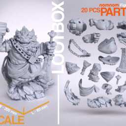 Daruk - Zelda 3D Printed Figure 110 Scale - thumbnail 2