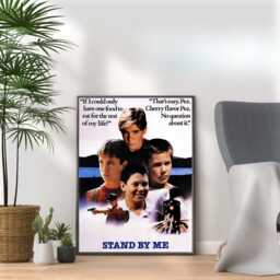 stand By Me - 80S Movie Poster Retro Film Art Print - thumbnail 1