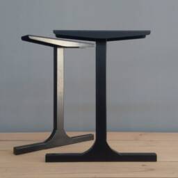 "Modern Steel Table Legs - Dining Base, W 24"" H 28" - thumbnail 2