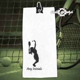 Personalized Embroidered Tennis Towel Microfibre Sports Gift - thumbnail 4