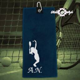 Personalized Embroidered Tennis Towel Microfibre Sports Gift - thumbnail 3