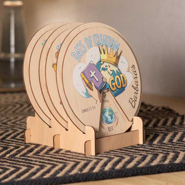 Bible Story Wheel For Kids, Study Testament Lessons, Toddler Bible, Sunday School Activity, Christian Jesus Toy, Dedication Gift - image 1