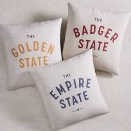 state Nickname Decor Throw Pillow - thumbnail 1