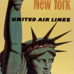 statue Of Liberty Poster Vintage New York Travel Print - thumbnail 2