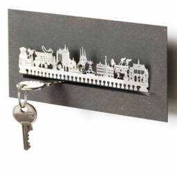 Erfurt Skyline Souvenir Gift Tube - Premium Quality Cityscape Memorabilia & Keepsake With Landmark Silhouette Design