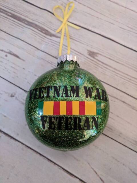 Vietnam War Veteran Ornament/ Christmas/ Personalized Gift - image 1